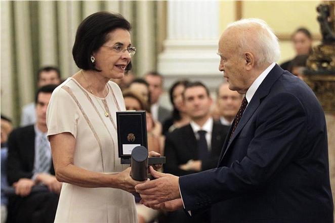 Honorary distinction of Mrs Fotini Papadopoulou